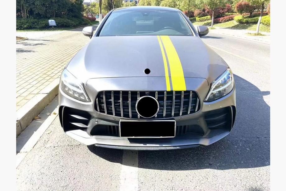 Mercedes C-class W205 2014-2021 Body kit with full rear bumper (Black Mamba C63GT design) Photo 6