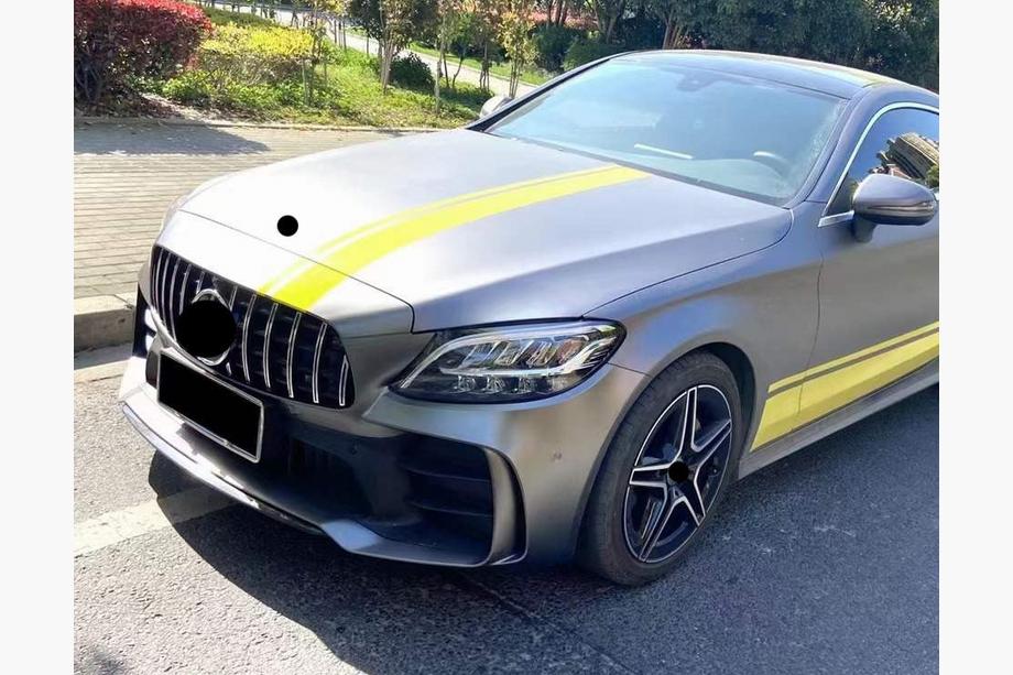 Mercedes C-class W205 2014-2021 Body kit with full rear bumper (Black Mamba C63GT design) Photo 7