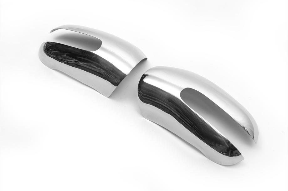 Mercedes ML W163 1997-2005 Mirror Covers (2 pcs, Stainless Steel) Photo 5
