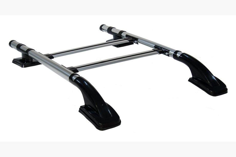 Nissan Navara/NP300 2016- Original Roof Rails (with Crossbar) Grey Photo 7