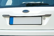 Ford Fiesta 2002-2008 Chrome trim above license plate (stainless steel) Carmos - Turkish Stainless Steel photo 4