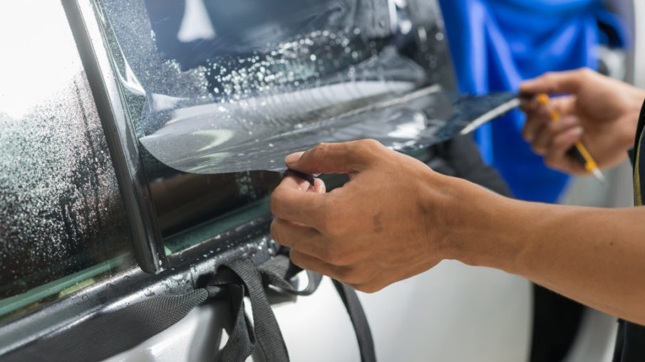 DIY car glass tinting