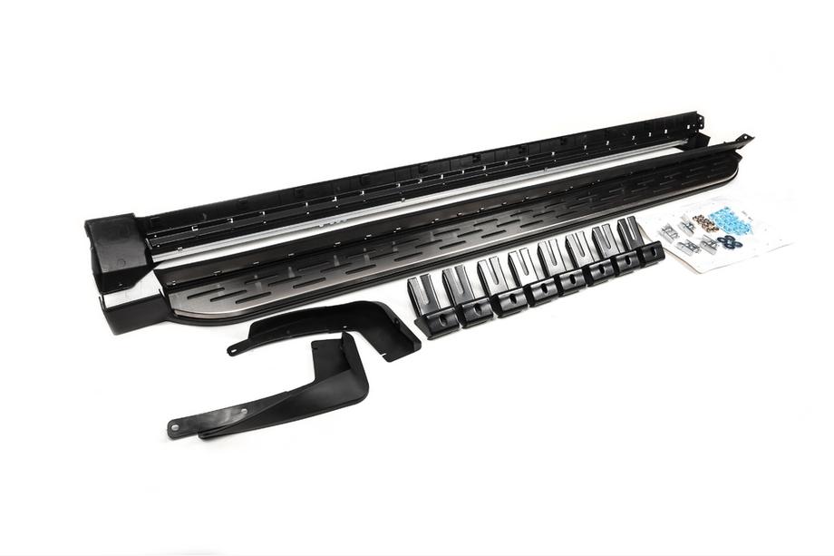 Hyundai Palisade 2018-2025 OEM Side Steps (2 pcs, Aluminum + Plastic) Photo 1