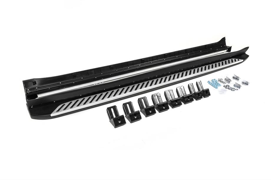 Kia Sorento IV MQ4 2020- Side steps OEM V1 (2 pcs, aluminium + plastic) Image