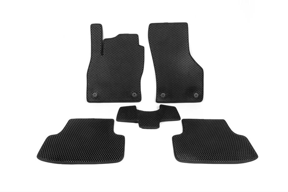 Volkswagen Golf 7/E-Golf 2012-2020 EVA Floor Mats for Golf 7 (Black) Photo 7