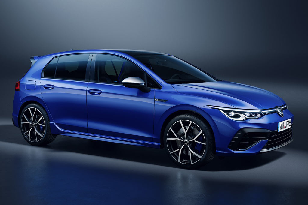 Presented hot modification of the Volkswagen Golf R hatchback of the eighth generation