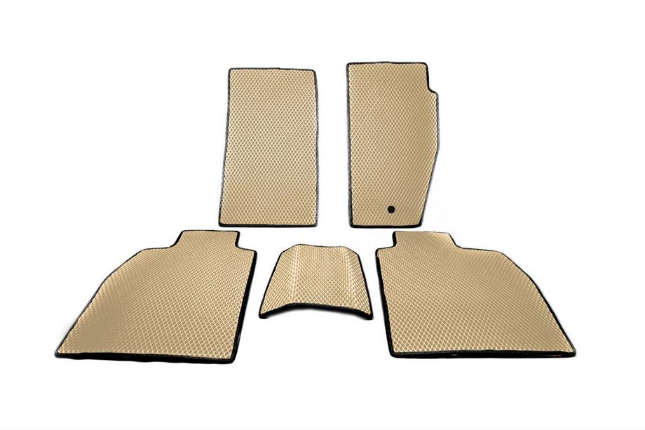 Jeep Cherokee XJ 1984-2001 EVA Floor Mats (Beige) Image