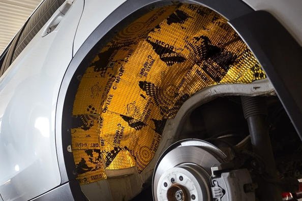 Diy soundproofing wheel arches