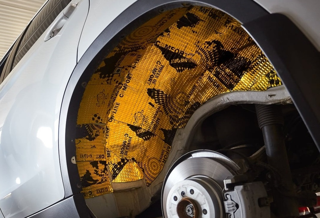 Diy soundproofing wheel arches