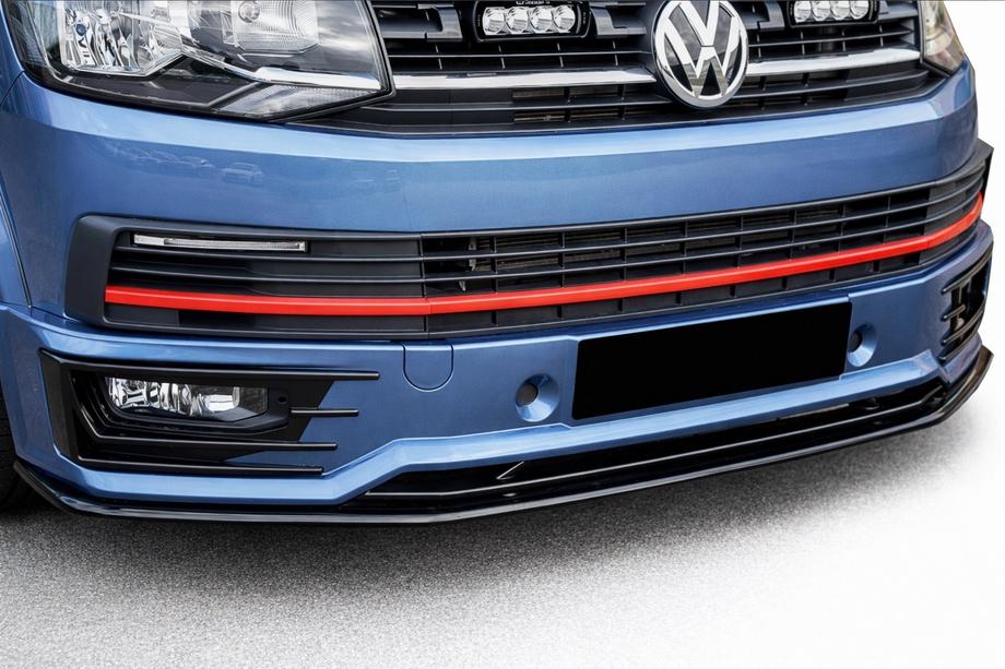 Volkswagen T6 2015-2024 Front lip for SportLine 2015-2018 (ABS) Image