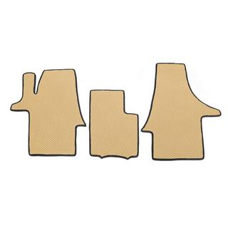 EVA Floor Mats (beige, front, for 1+1) Volkswagen T5 Caravelle 2004-2010 photo 1