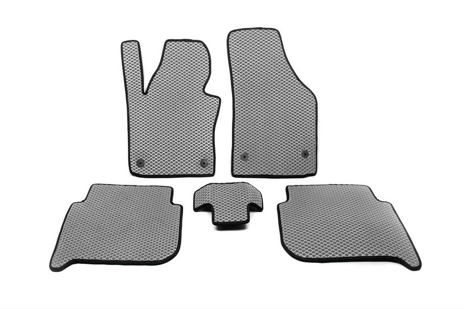 Volkswagen Touran 2003-2010 EVA Floor Mats (Gray) Image