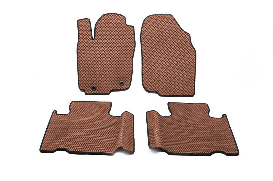 Toyota Rav 4 2013-2018 EVA Floor Mats (brick red) Image