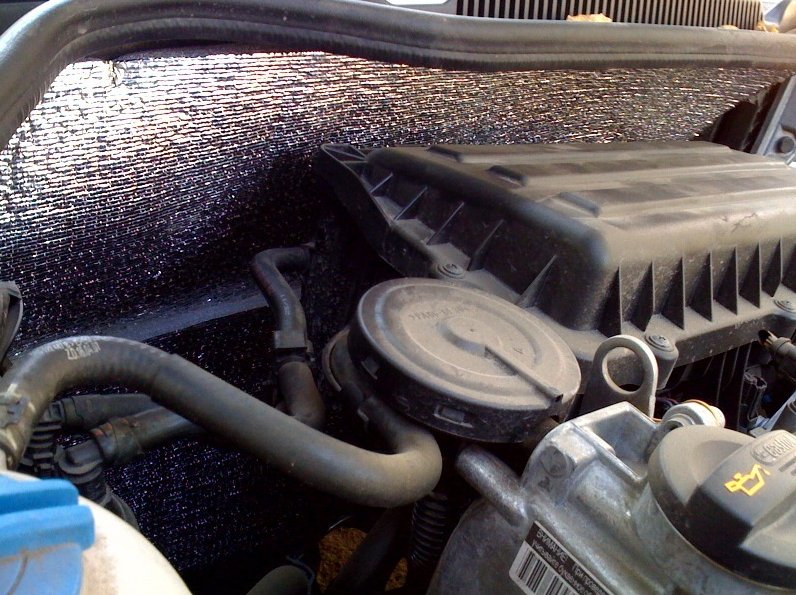Do-it-yourself soundproofing of the engine compartment