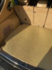 Porsche Cayenne 2010-2017 Trunk mat with subwoofer (EVA, beige) photo 3