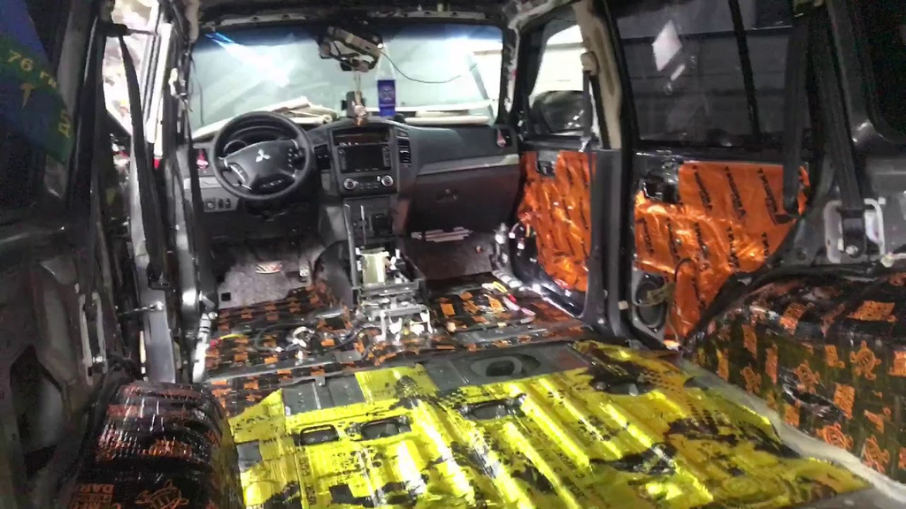 How much noise insulation is needed for an SUV?