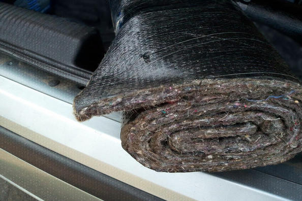Car soundproofing with building materials
