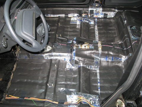Do-it-yourself VAZ 2115 floor noise insulation