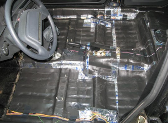 Do-it-yourself VAZ 2115 floor noise insulation