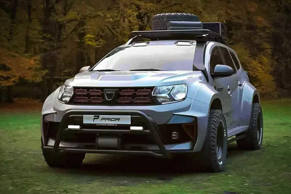 Duster is planned to be equipped with an aggressive body kit and a motor for 400 "horses"