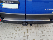 Renault Master 2011-2023 Rear bumper protector stainless steel photo 9