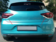 Renault Clio V 2019- Chrome Tail Light Covers (2 pcs, Stainless Steel) photo 1