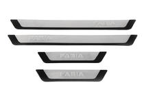 Skoda Fabia 2014-2021 Door Sill Protectors OmsaLine-Flexill (4 pcs) photo 2