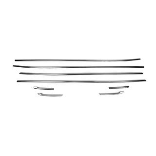 Lower Door Trim Set (8 pcs, Stainless Steel) Toyota Corolla 2019- photo 2