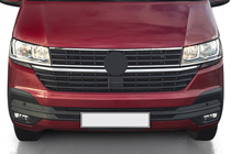 Volkswagen T6 2015-2024 Upper Grille Trim 2019+ (1 pc, Stainless Steel) photo 1