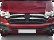 Volkswagen T6 2015-2024 Chrome Grille Covers 2019+ (4 pcs, Stainless Steel) photo 1