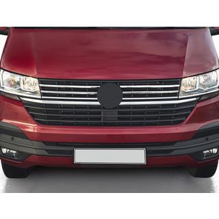 Chrome Grille Covers 2019+ (4 pcs, Stainless Steel) Volkswagen T6 2015-2024 photo 1