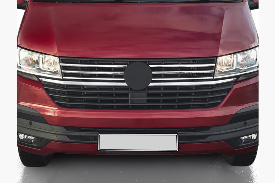 Volkswagen T6 2015-2024 Chrome Grille Covers 2019+ (4 pcs, Stainless Steel) Image