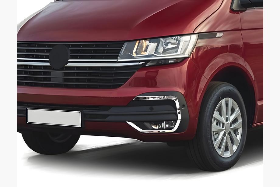 Volkswagen T6 2015-2024 Fog Light Covers 2019+ (4 pcs, Stainless Steel) Image