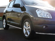 Nissan Qashqai 2010-2014 Side Double Pipes (2 pcs, Stainless Steel) photo 3