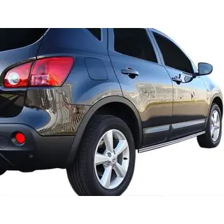 Side Double Pipes (2 pcs, Stainless Steel) Nissan Qashqai 2010-2014 photo 2