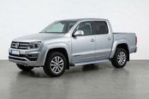 Volkswagen Amarok 2010-2022 Side Steps Maya Blue-Grey (2 pcs, Aluminum) photo 1