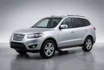 Hyundai Santa Fe 2 2006-2012 Side Steps Maya Red-Grey (2 pcs, Aluminum) photo 1