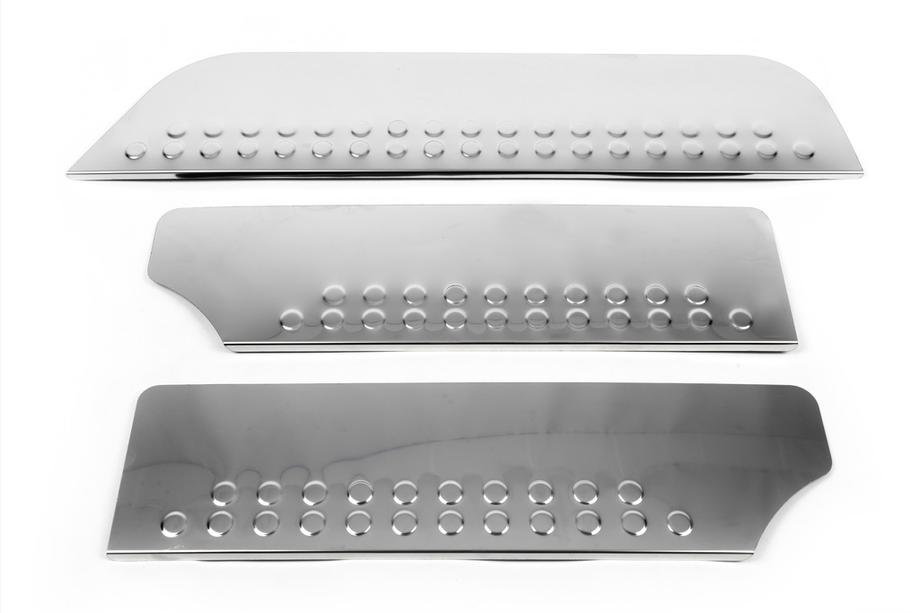 Volkswagen T4 Transporter 1990-2003 Stainless Steel Door Sill Protectors OmsaLine Set of 3 Photo 2