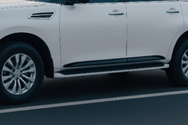 Nissan Patrol Y62 2010-2024 Door moldings (4 pcs, black) photo 1