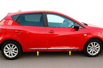Seat Ibiza 2017- Chrome Door Moldings (4 pcs, Stainless Steel) photo 1