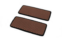 Citroen Jumper 2007-2025 Polyurethane Door Sill Mats (2 pcs, EVA, brick) photo 2