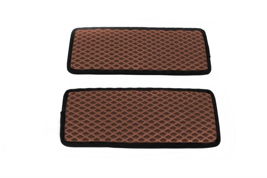 Fiat Ducato 2006-2025 Polyurethane Door Sill Mats (2 pcs, EVA, brick) Image