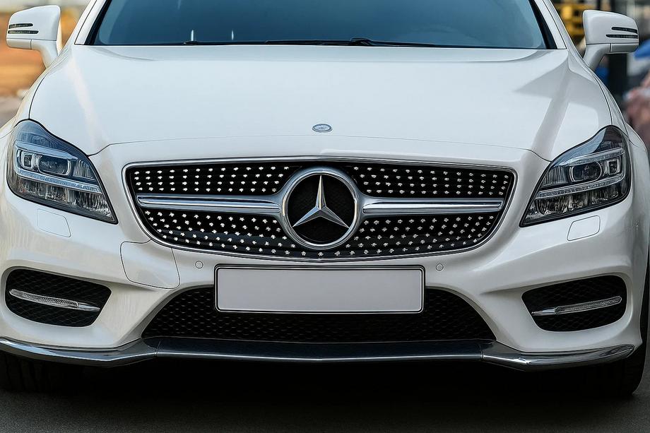 Mercedes CLS C218 2011-2018 Front Grille 2011-2014 (Diamond Silver) Image