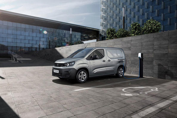 Peugeot Partner received an electric modification