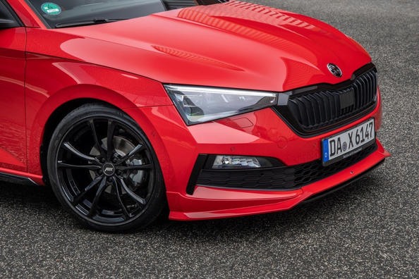The "hot" version of the Skoda Scala Edition S hatchback is preparing for sales