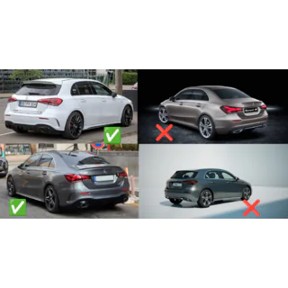 Original Premium AMG / A35 Mud Flaps (4 pcs) photo 3