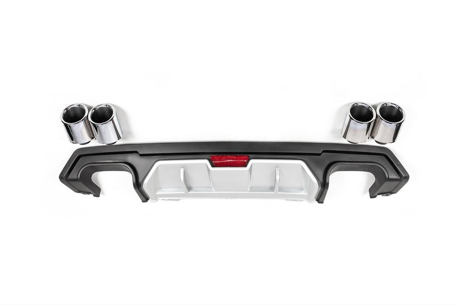 Honda Civic Sedan X 2016-2021 Rear Bumper Diffuser (Niken, primed) Image