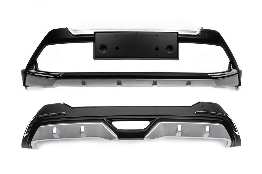 Toyota C-HR 2016-2023 Front and Rear Lip Extensions V2 (2 pcs, plastic) Image