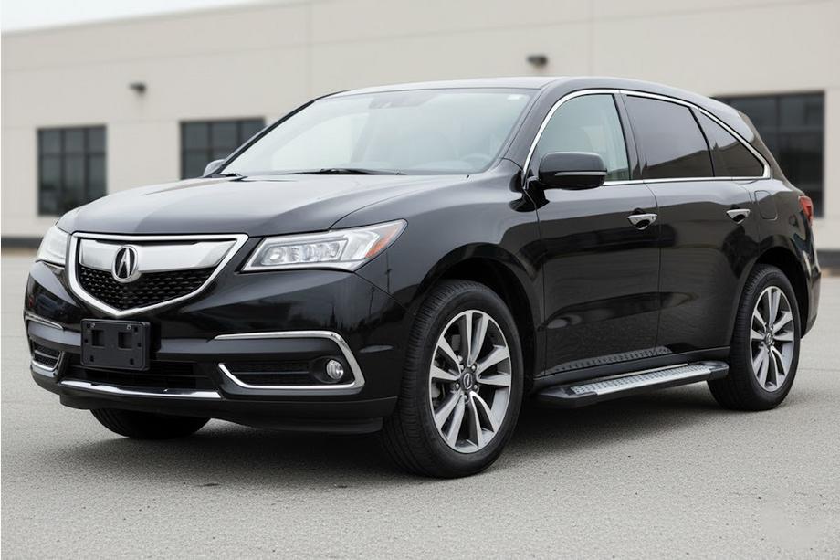 Acura MDX 2013-2020 Side Steps Allmond Grey (2 pcs, Aluminum) Image