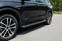 Acura MDX 2013-2020 Side Steps Allmond Black (2 pcs, Aluminum) photo 1